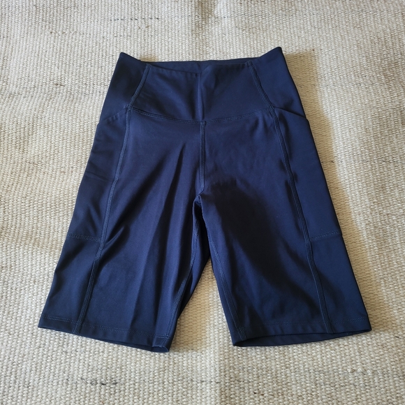 New Girlfriend Collective Paloma Racerback Bra & High-Rise Pocket Bike Short Set - Picture 8 of 16